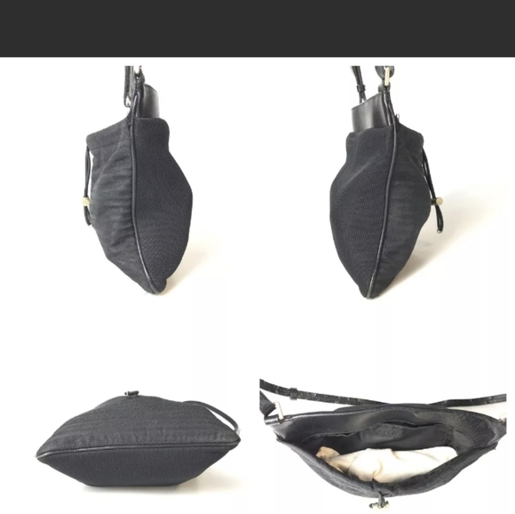 Prada Black Nylon Shoulder Bag Pochette - Picture 4 of 12